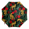 Заказать зонт в Москве. Зонт-трость с деревянной ручкой ЛЕОПАРДЫ от robus - готовые дизайны и нанесение принтов.