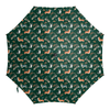Заказать зонт в Москве. Зонт-трость с деревянной ручкой Лесные жители от juliafast77 - готовые дизайны и нанесение принтов.