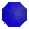 Заказать зонт в Москве. Зонт-трость с деревянной ручкой Синий орнамент от Лана  - готовые дизайны и нанесение принтов.