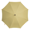 Заказать зонт в Москве. Зонт-трость с деревянной ручкой Графика. Желтые цветы от Лана  - готовые дизайны и нанесение принтов.