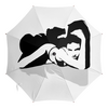 Заказать зонт в Москве. Зонт-трость с деревянной ручкой Серия: Amorous glance от Andriy Agarkov - готовые дизайны и нанесение принтов.