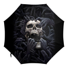 Заказать зонт в Москве. Зонт-трость с деревянной ручкой Skull hands от balden - готовые дизайны и нанесение принтов.