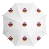 Заказать зонт в Москве. Зонт-трость с деревянной ручкой Новый год от FireFoxa - готовые дизайны и нанесение принтов.