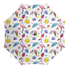 Заказать зонт в Москве. Зонт-трость с деревянной ручкой Розовый фламинго от BeliySlon - готовые дизайны и нанесение принтов.