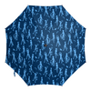 Заказать зонт в Москве. Зонт-трость с деревянной ручкой CATS. Котики на прогулке. Паттерн от ELENA ZHARINOVA - готовые дизайны и нанесение принтов.