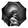 Заказать зонт в Москве. Зонт-трость с деревянной ручкой Demon Girl от Дана Столыпина - готовые дизайны и нанесение принтов.