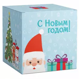 Заказать мужскую одежду в Москве. Tовар Новогодняя коробка для кружек от Наталья Кициева - готовые дизайны и нанесение принтов.