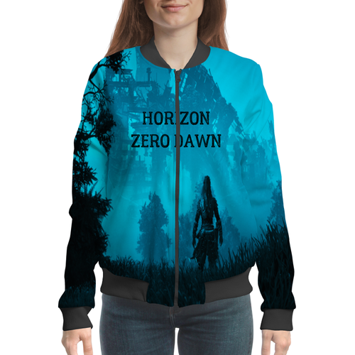 Заказать бомберы в Москве. Бомбер Horizon Zero Dawn от THE_NISE  - готовые дизайны и нанесение принтов.