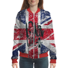 Заказать бомберы в Москве. Бомбер Union Jack Fun от Эль Сид - готовые дизайны и нанесение принтов.