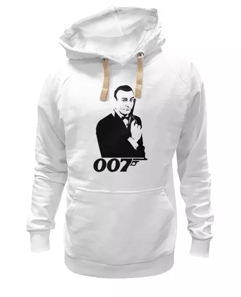 Заказать женскую толстовку в Москве. Женская толстовка James Bond от Leichenwagen - готовые дизайны и нанесение принтов.
