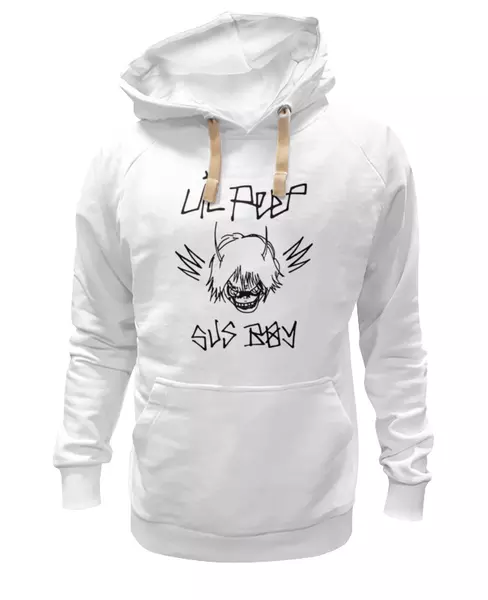 Заказать женскую толстовку в Москве. Женская толстовка Lil Peep от geekbox - готовые дизайны и нанесение принтов.