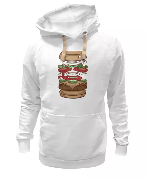 Заказать женскую толстовку в Москве. Женская толстовка BURGER/БУРГЕР от crash - готовые дизайны и нанесение принтов.