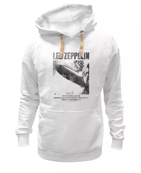 Заказать женскую толстовку в Москве. Женская толстовка Led Zeppelin от geekbox - готовые дизайны и нанесение принтов.