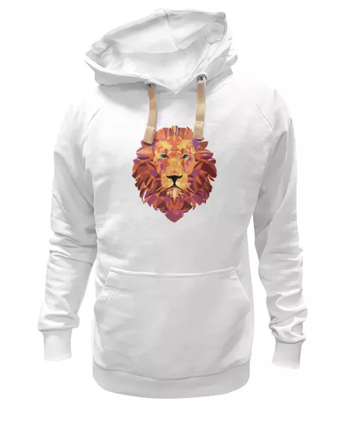 Заказать женскую толстовку в Москве. Женская толстовка Лев (Lion) от trugift - готовые дизайны и нанесение принтов.