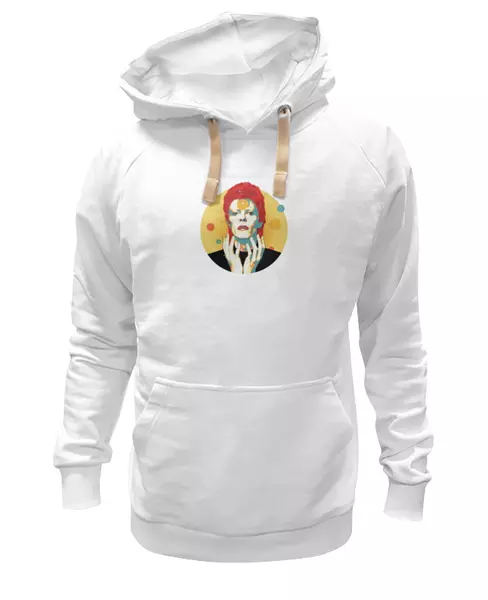 Заказать женскую толстовку в Москве. Женская толстовка David Bowie  от cherdantcev - готовые дизайны и нанесение принтов.