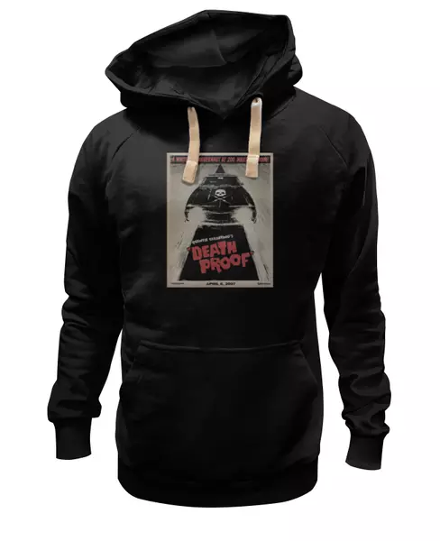 Заказать женскую толстовку в Москве. Женская толстовка Death Proof от KinoArt - готовые дизайны и нанесение принтов.