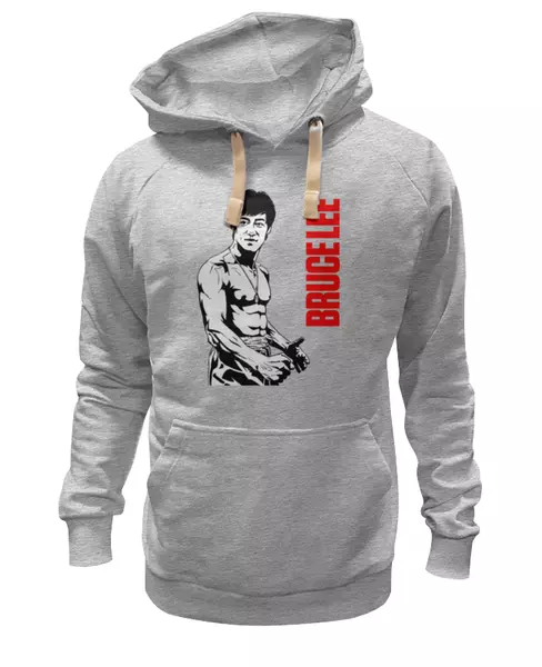Заказать женскую толстовку в Москве. Женская толстовка Bruce Lee от Leichenwagen - готовые дизайны и нанесение принтов.