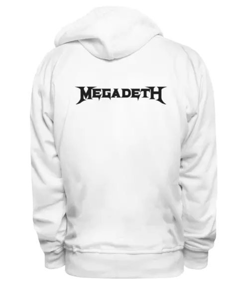 Заказать женскую толстовку в Москве. Женская толстовка Megadeth от Leichenwagen - готовые дизайны и нанесение принтов.