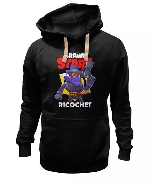 Заказать женскую толстовку в Москве. Женская толстовка BRAWL STARS RICOCHET от geekbox - готовые дизайны и нанесение принтов.