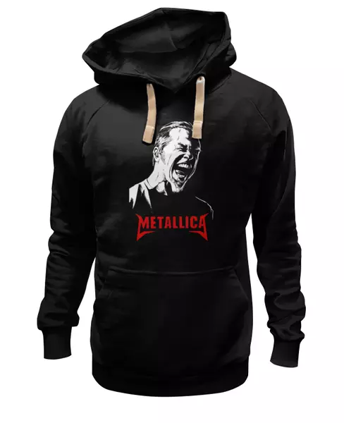 Заказать женскую толстовку в Москве. Женская толстовка Metallica от Leichenwagen - готовые дизайны и нанесение принтов.
