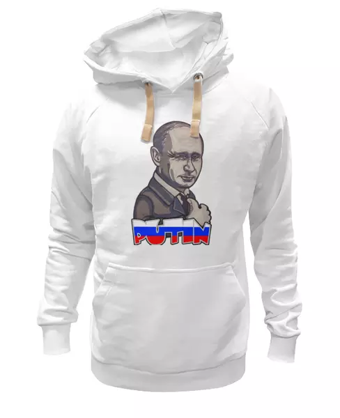 Заказать женскую толстовку в Москве. Женская толстовка Putin от Leichenwagen - готовые дизайны и нанесение принтов.
