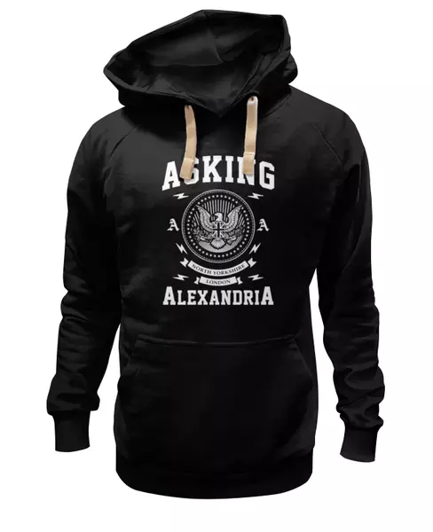Заказать женскую толстовку в Москве. Женская толстовка Asking Alexandria от geekbox - готовые дизайны и нанесение принтов.