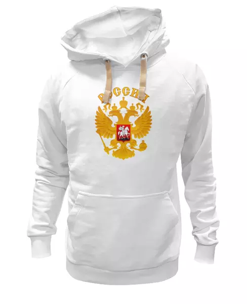 Заказать женскую толстовку в Москве. Женская толстовка Россия герб от gopotol - готовые дизайны и нанесение принтов.