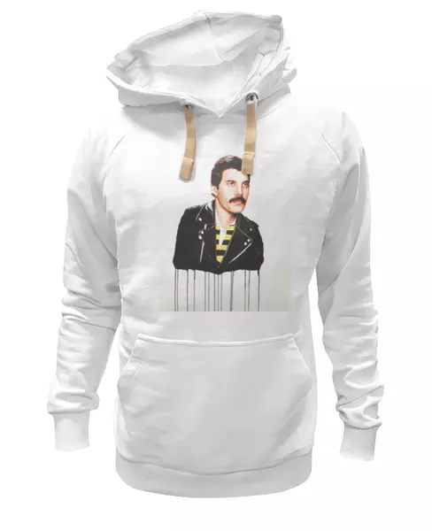 Заказать женскую толстовку в Москве. Женская толстовка Freddie Mercury от cherdantcev - готовые дизайны и нанесение принтов.