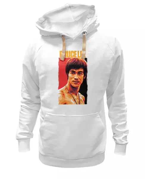 Заказать женскую толстовку в Москве. Женская толстовка Bruce Lee от Leichenwagen - готовые дизайны и нанесение принтов.