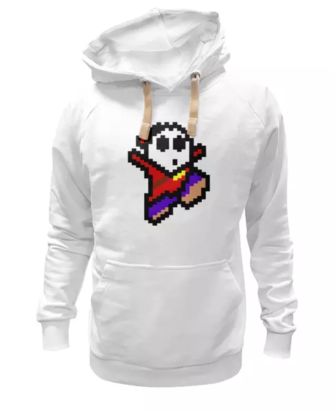 Заказать женскую толстовку в Москве. Женская толстовка Shy Guy (Марио) от fanart - готовые дизайны и нанесение принтов.