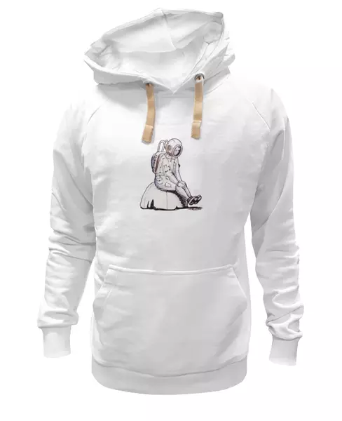 Заказать женскую толстовку в Москве. Женская толстовка одиночество на марсе  от che - готовые дизайны и нанесение принтов.