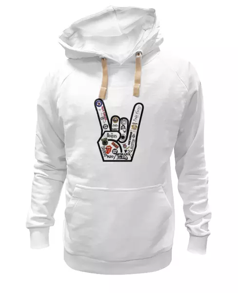 Заказать женскую толстовку в Москве. Женская толстовка Rock music от YellowCloverShop - готовые дизайны и нанесение принтов.
