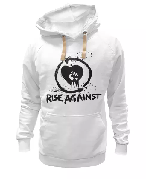 Заказать женскую толстовку в Москве. Женская толстовка Rise Against от BURNSHIRTS - готовые дизайны и нанесение принтов.
