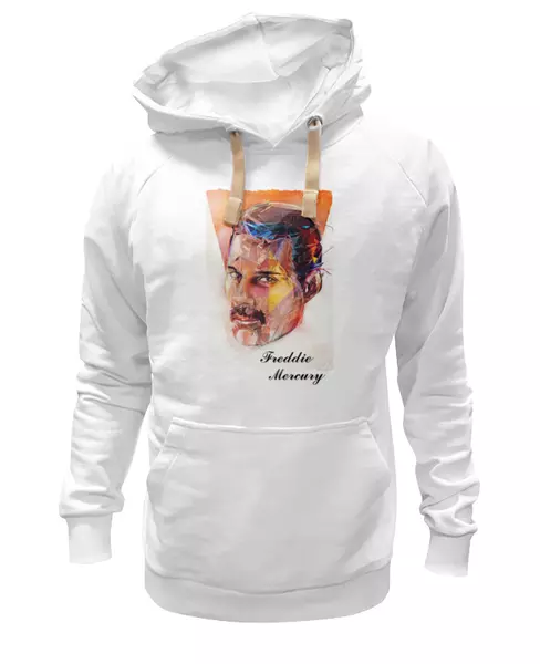 Заказать женскую толстовку в Москве. Женская толстовка Freddie Mercury - Queen от Leichenwagen - готовые дизайны и нанесение принтов.