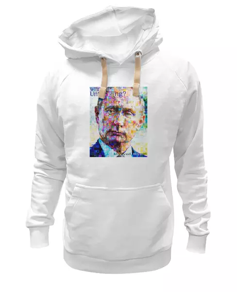 Заказать женскую толстовку в Москве. Женская толстовка Путин от Picasso - готовые дизайны и нанесение принтов.