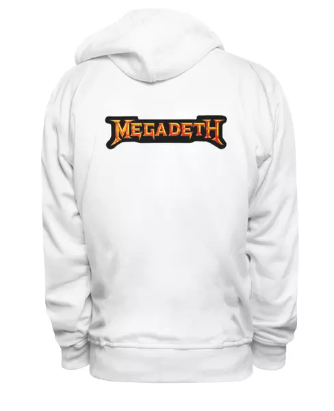 Заказать женскую толстовку в Москве. Женская толстовка Megadeth от Leichenwagen - готовые дизайны и нанесение принтов.