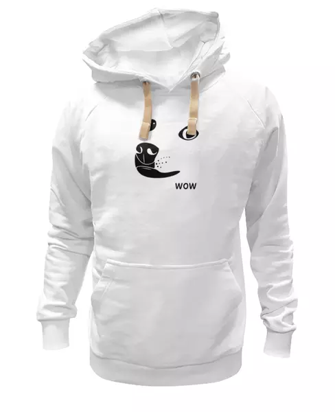 Заказать женскую толстовку в Москве. Женская толстовка Wow Doge от originals - готовые дизайны и нанесение принтов.