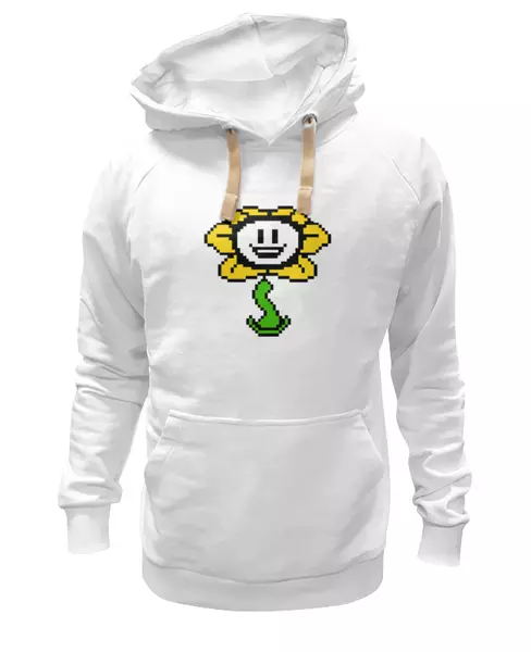 Заказать женскую толстовку в Москве. Женская толстовка Флауи (Undertale) от trugift - готовые дизайны и нанесение принтов.
