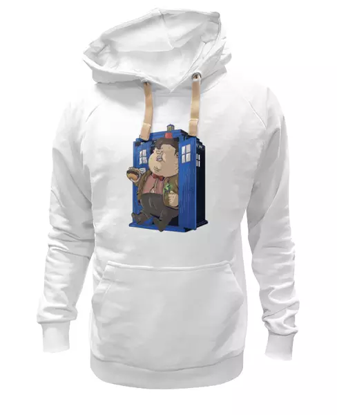 Заказать женскую толстовку в Москве. Женская толстовка Fat Doctor Who от priceless - готовые дизайны и нанесение принтов.
