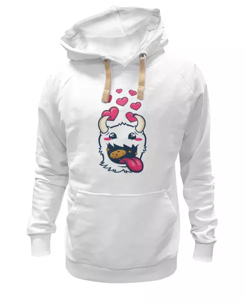 Заказать женскую толстовку в Москве. Женская толстовка Poro Snax (League of Legends) от trugift - готовые дизайны и нанесение принтов.