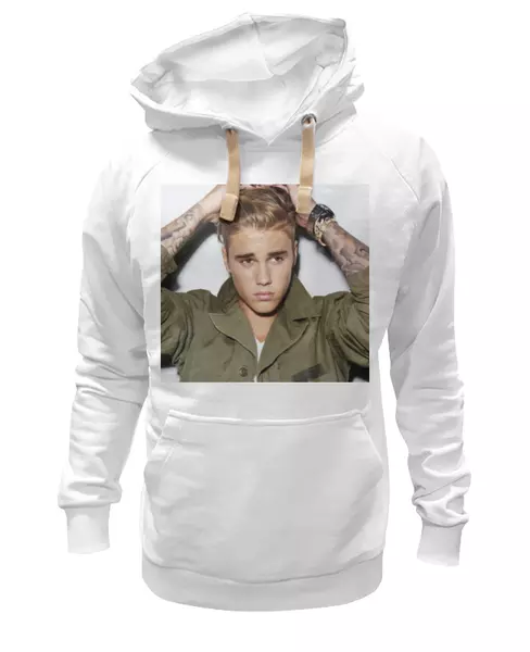 Заказать женскую толстовку в Москве. Женская толстовка Justin Bieber от Vladec11 - готовые дизайны и нанесение принтов.