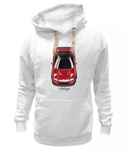 Заказать женскую толстовку в Москве. Женская толстовка Honda / Acura NSX от Oleg Markaryan - готовые дизайны и нанесение принтов.