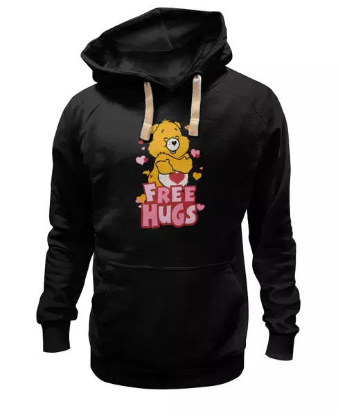 Заказать женскую толстовку в Москве. Женская толстовка Free Hugs от Leichenwagen - готовые дизайны и нанесение принтов.