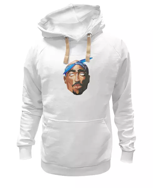 Заказать женскую толстовку в Москве. Женская толстовка Тупак (2pac) от coolmag - готовые дизайны и нанесение принтов.