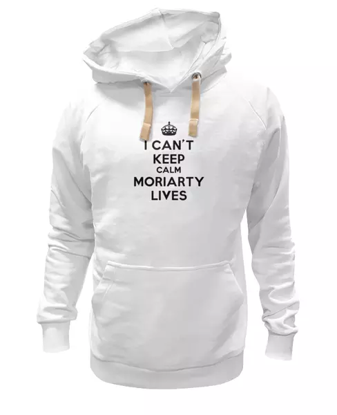 Заказать женскую толстовку в Москве. Женская толстовка I can't keep calm Moriarty lives от yammichan - готовые дизайны и нанесение принтов.
