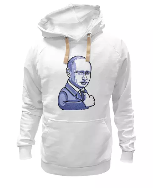 Заказать женскую толстовку в Москве. Женская толстовка Путин согласен от iseekyo - готовые дизайны и нанесение принтов.