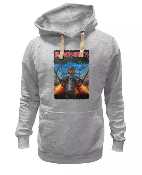 Заказать женскую толстовку в Москве. Женская толстовка Iron Maiden Band от Leichenwagen - готовые дизайны и нанесение принтов.