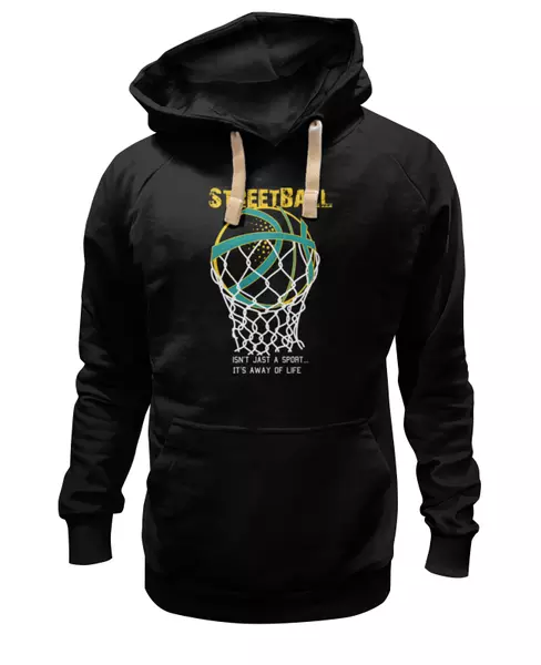 Заказать женскую толстовку в Москве. Женская толстовка Streetball от nova_lada - готовые дизайны и нанесение принтов.
