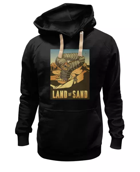Заказать женскую толстовку в Москве. Женская толстовка Dune Sandworm от Павел Павел - готовые дизайны и нанесение принтов.