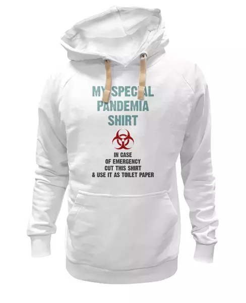 Заказать женскую толстовку в Москве. Женская толстовка Pandemia Shirt от Рустам Юсупов - готовые дизайны и нанесение принтов.